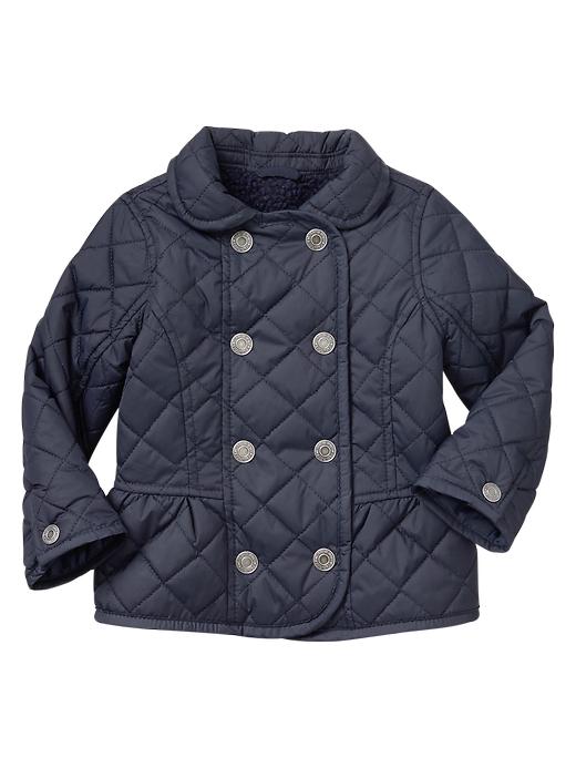 1 of 8 showing, with the color dark night of product Quilted barn jacket