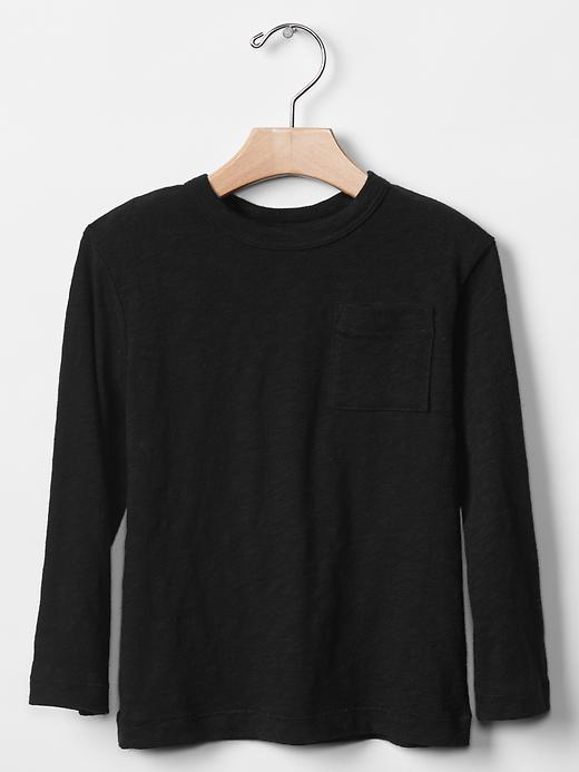 View large product image 1 of 1. Solid slub tee