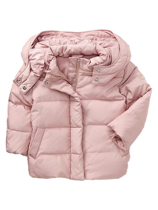 1 of 8 showing, with the color willow pink of product Warmest down puffer jacket