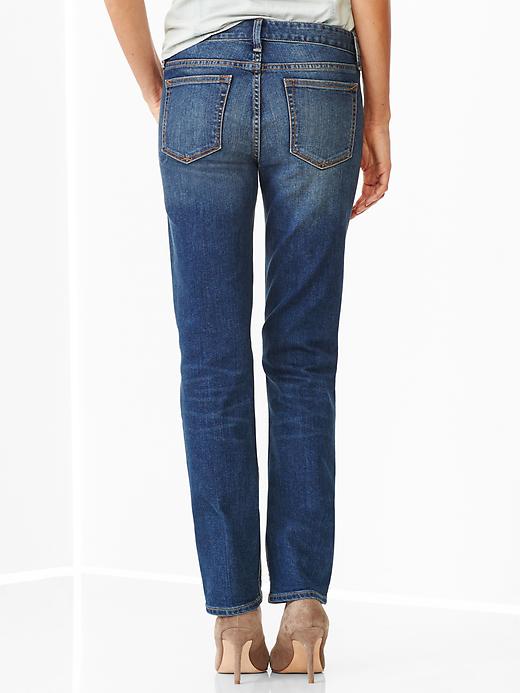 2 of 8 showing, with the color medium wash of product 1969 real straight jeans
