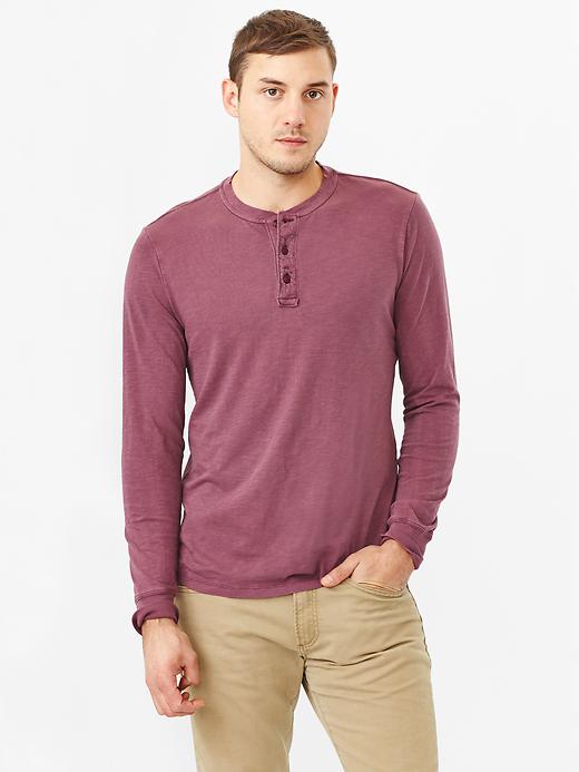Lived-in solid henley | Gap