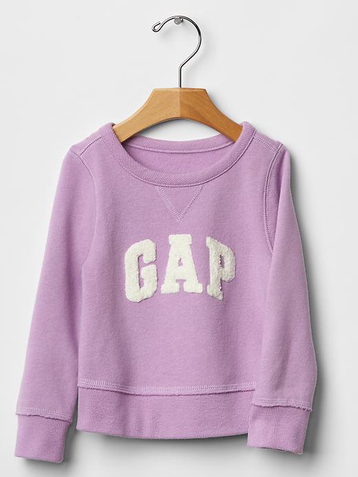 1 of 8 showing, with the color lavender hill of product Arch logo sweatshirt