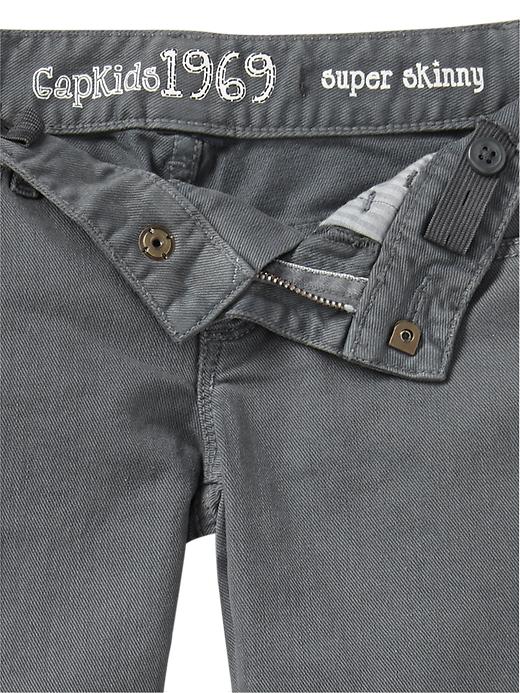 2 of 8 showing, with the color dark pearl of product 1969 super skinny skimmer jeans