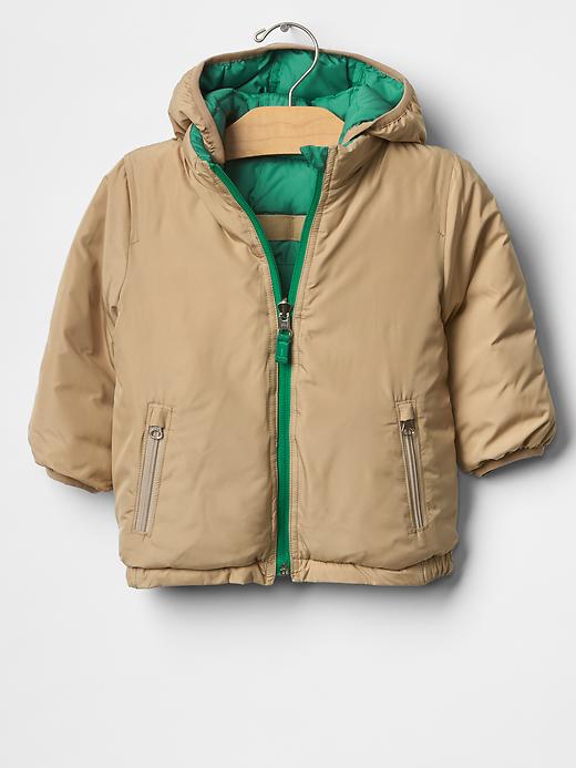 2 of 8 showing, with the color new algae of product Warmest reversible puffer jacket