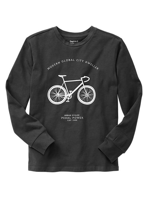 1 of 8 showing, with the color darkest navy of product Graphic tee