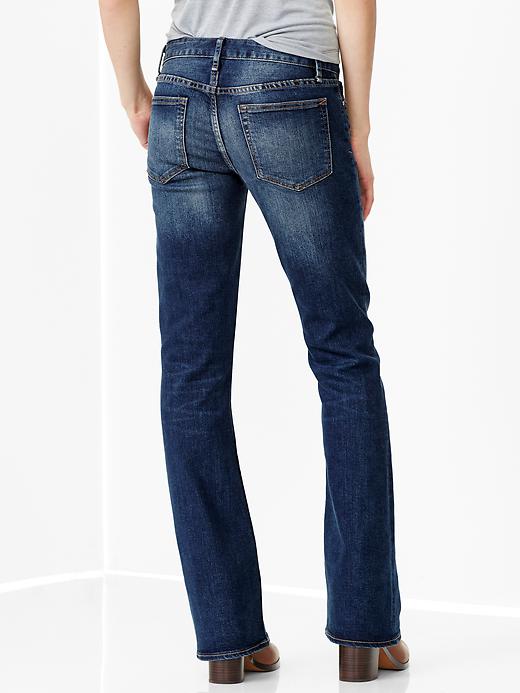 2 of 8 showing, with the color medium wash of product AUTHENTIC 1969 perfect boot jeans