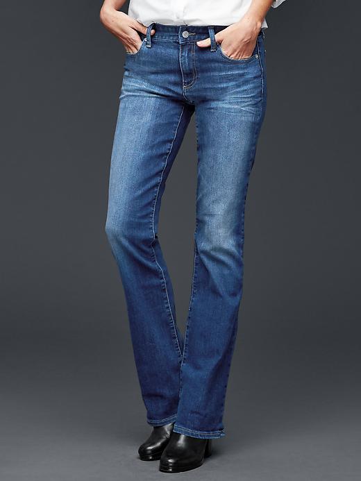 1 of 8 showing, with the color medium wash of product AUTHENTIC 1969 perfect boot jeans