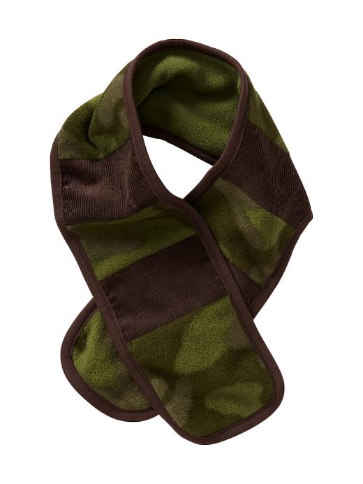 1 of 8 showing, with the color camouflage of product Pro Fleece corduroy stripe scarf