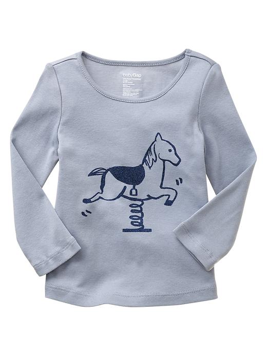 1 of 8 showing, with the color blue star of product Graphic tee