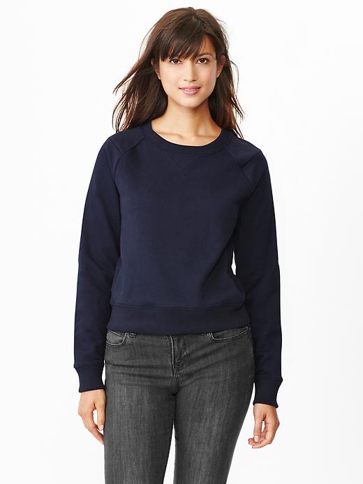 1 of 8 showing, with the color dark night of product Contrast-panel sweatshirt