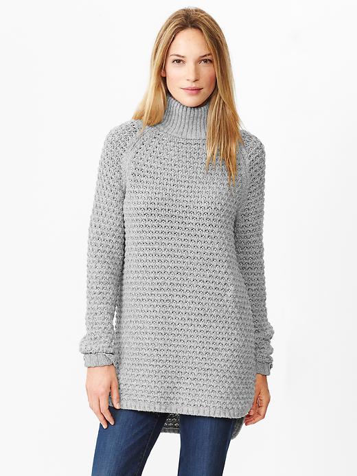 View large product image 1 of 1. Turtleneck sweater tunic