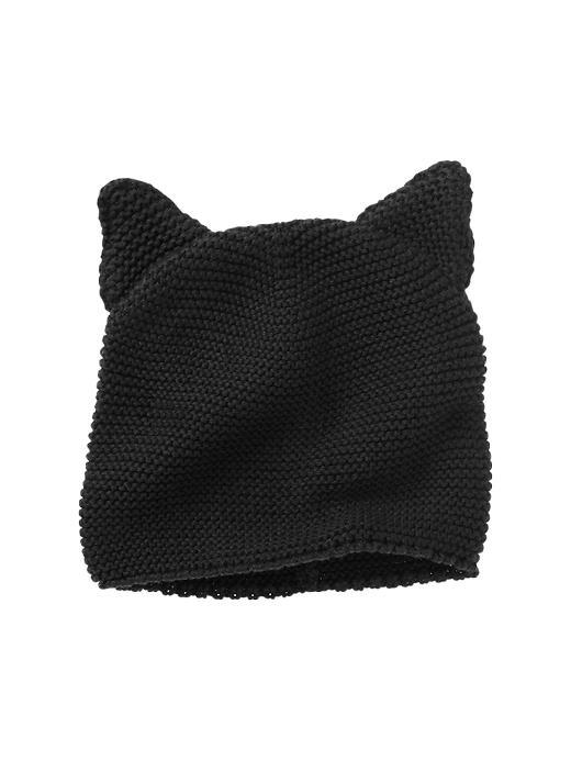1 of 8 showing, with the color true black of product Cat hat