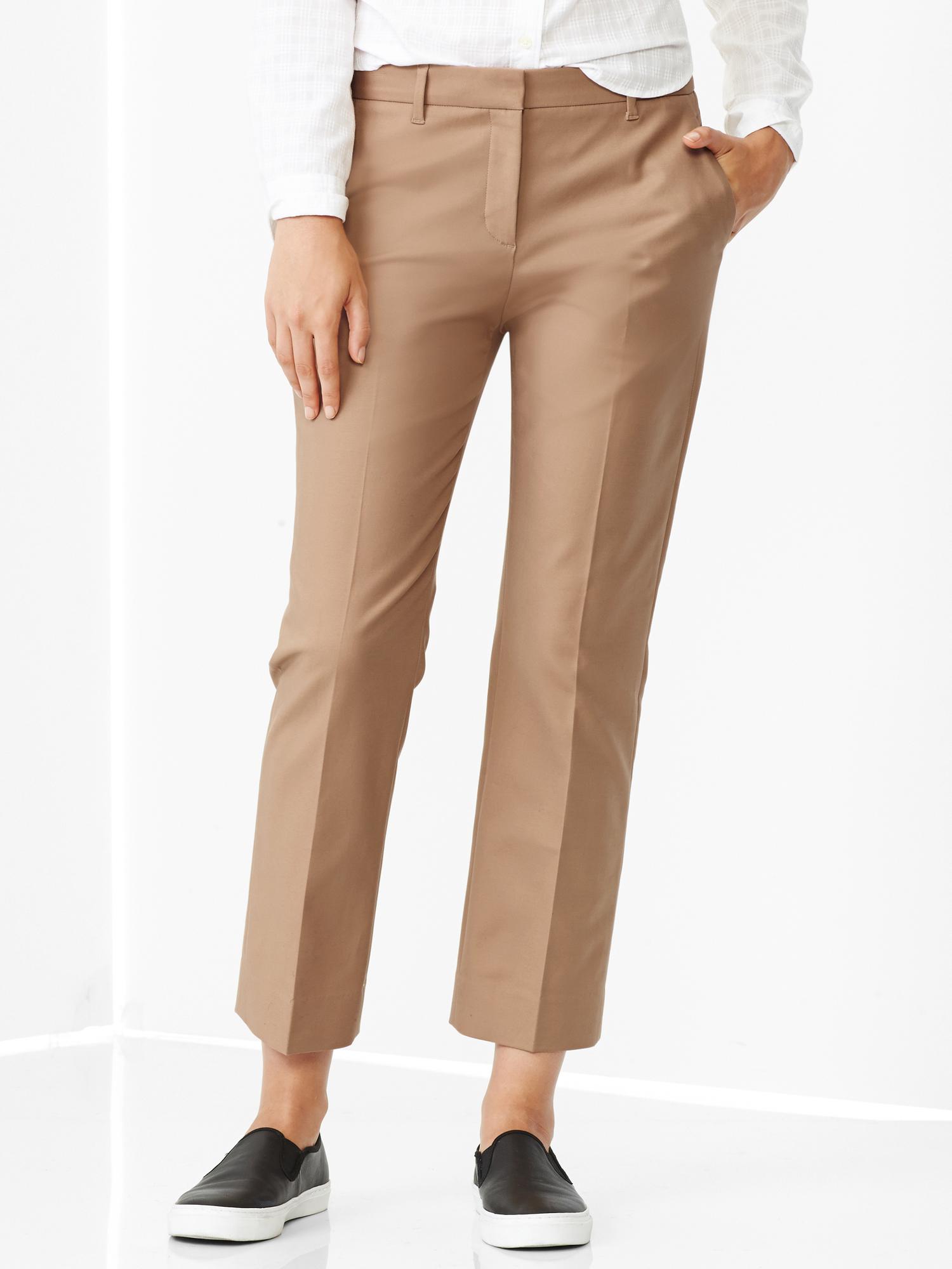 Tailored crop pants