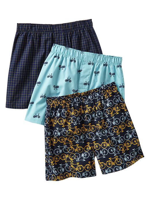 1 of 8 showing, with the color bas multi of product Bike boxers (3-pack)