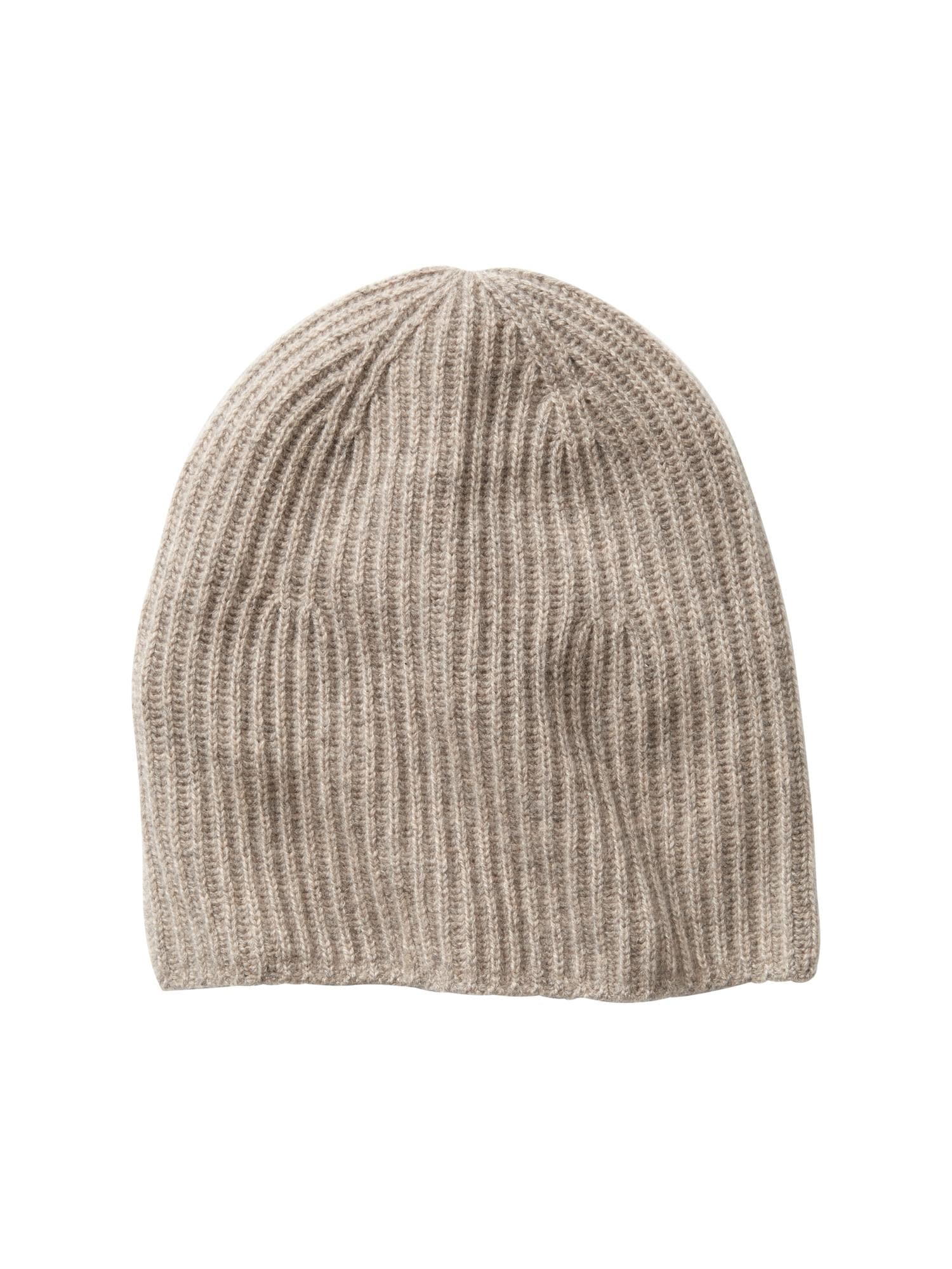 Ribbed cashmere beanie Gap