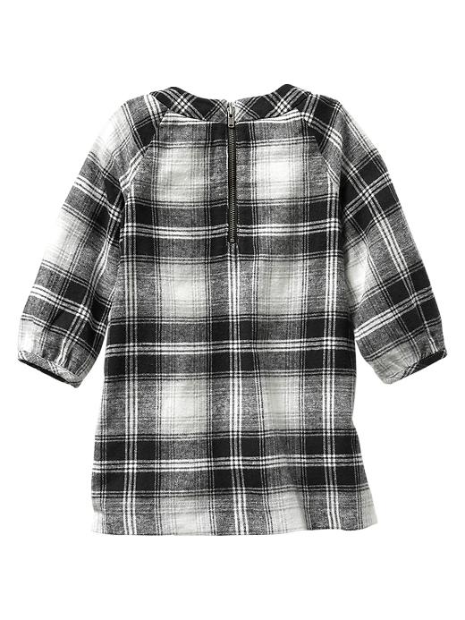 2 of 8 showing, with the color new off white of product Plaid dress