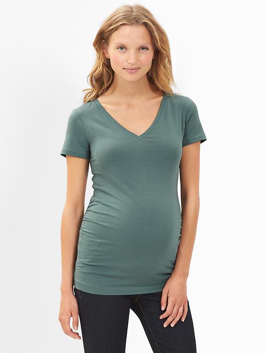 View large product image 1 of 1. Maternity Pure Body V-Neck T-Shirt