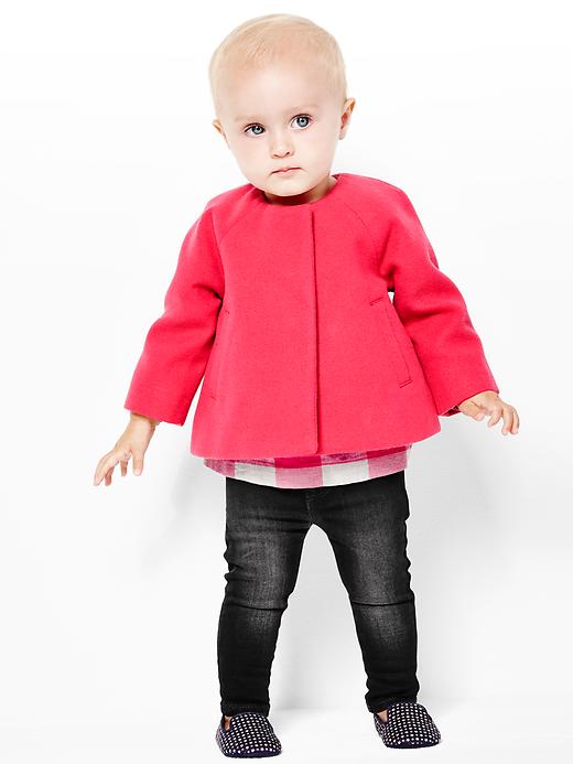 View large product image 2 of 2. Pull-on skinny jeans