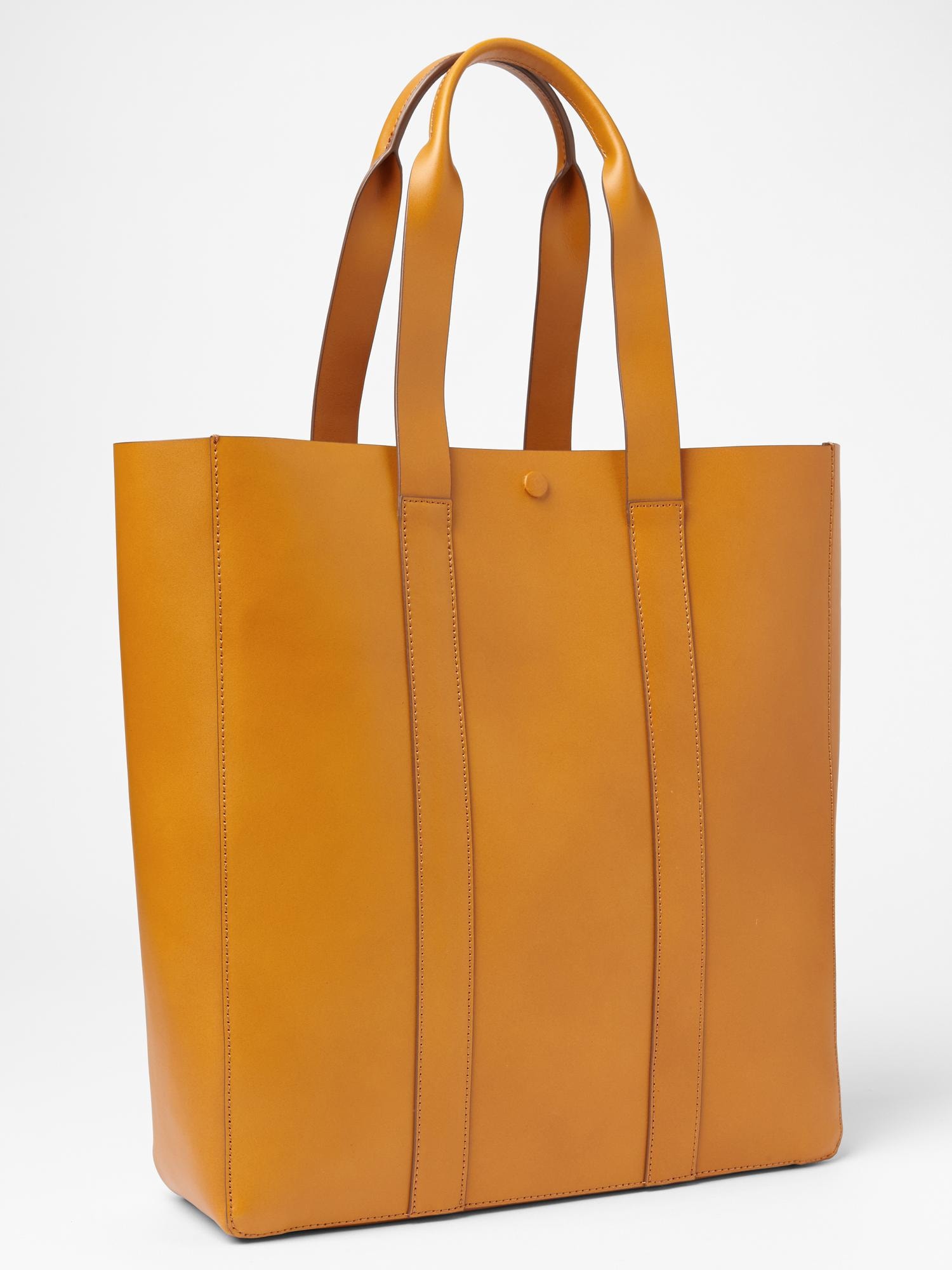 Gap outlet leather tote