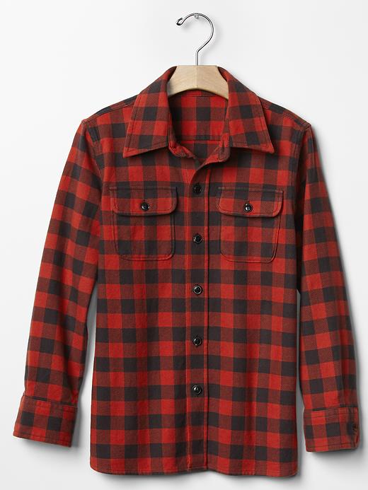 View large product image 1 of 1. Plaid flannel shirt