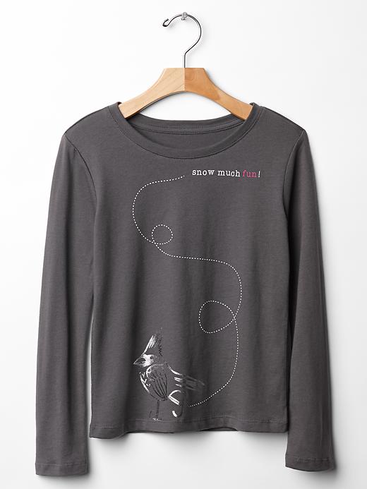 1 of 8 showing, with the color pavement of product Festive graphic tee