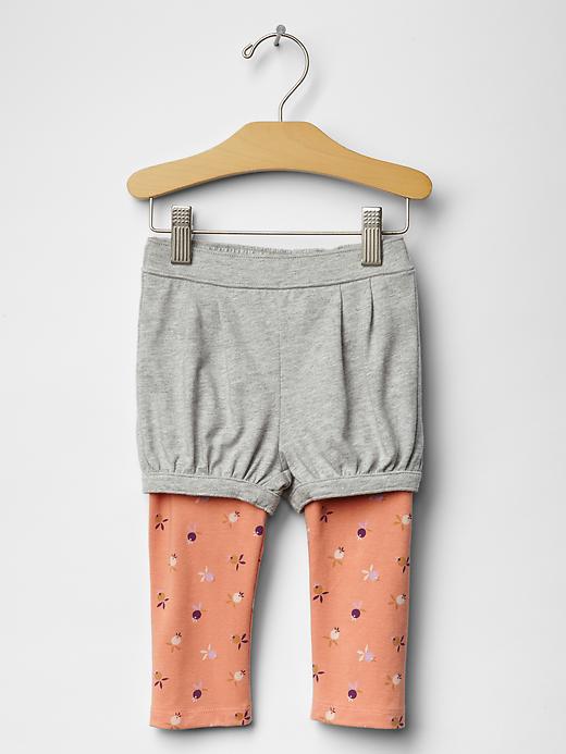 1 of 8 showing, with the color gray of product Crawler short leggings
