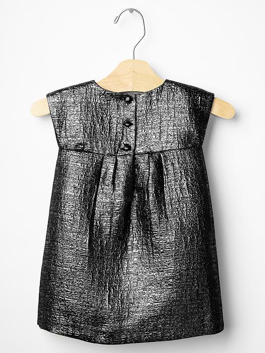 2 of 8 showing, with the color dark pewter of product Festive shimmer party dress