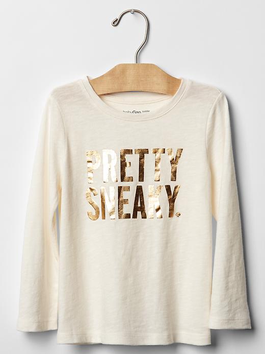 1 of 8 showing, with the color antique white of product Kate Spade New York ♥ GapKids statement tee
