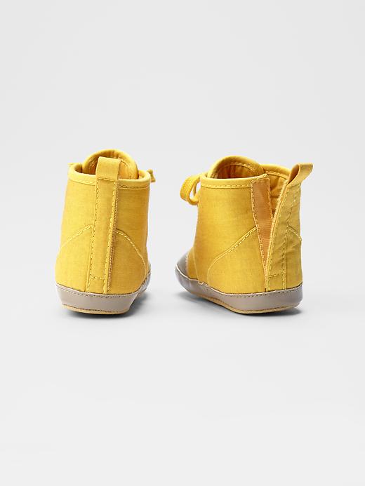 2 of 8 showing, with the color gold of product Hi-top sneakers