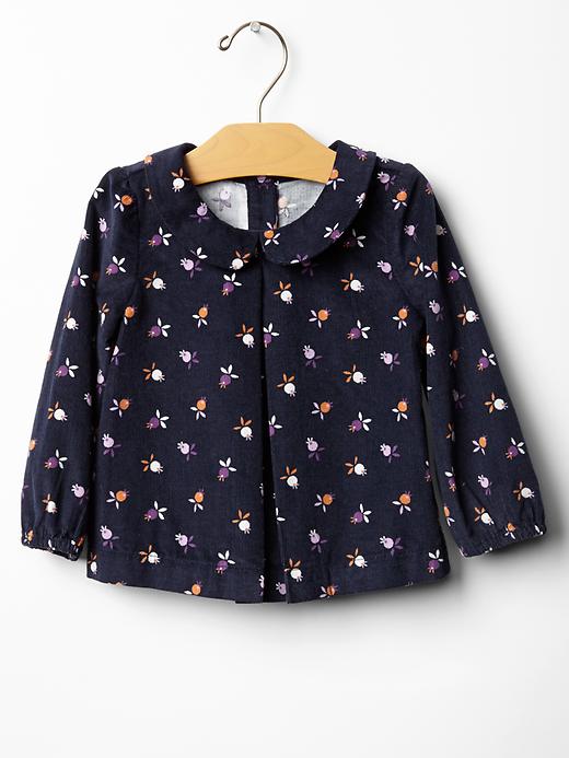 1 of 8 showing, with the color dark night of product Floral cord top
