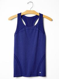 View large product image 3 of 3. GapFit Motion heathered racerback tank