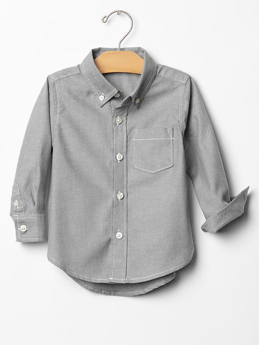 1 of 8 showing, with the color pavement of product Oxford shirt