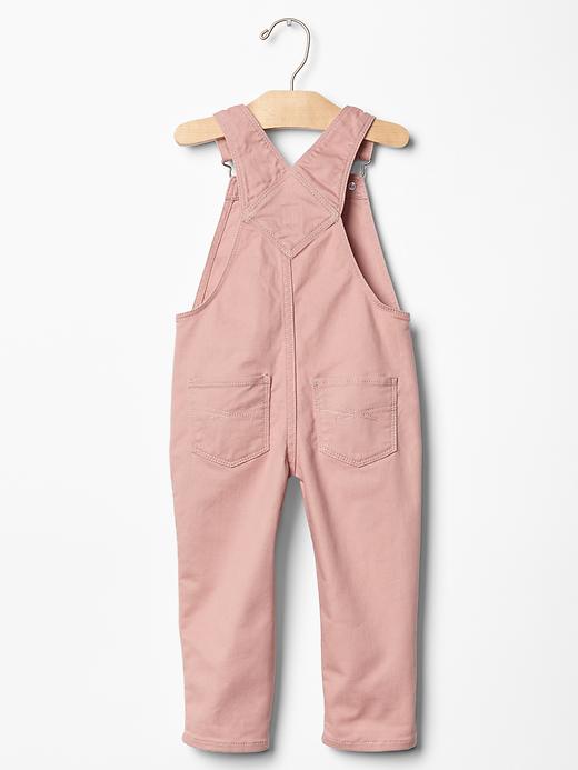 2 of 8 showing, with the color willow pink of product Denim overalls