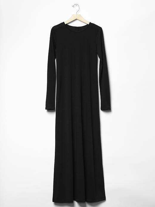Long-sleeve maxi dress