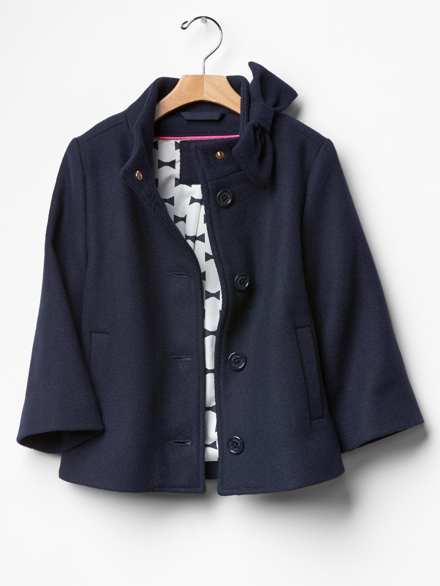 Kate Spade New York ♥ GapKids bow wool coat | Gap Kate Spade New York ♥ GapKids bow wool coat | Gap