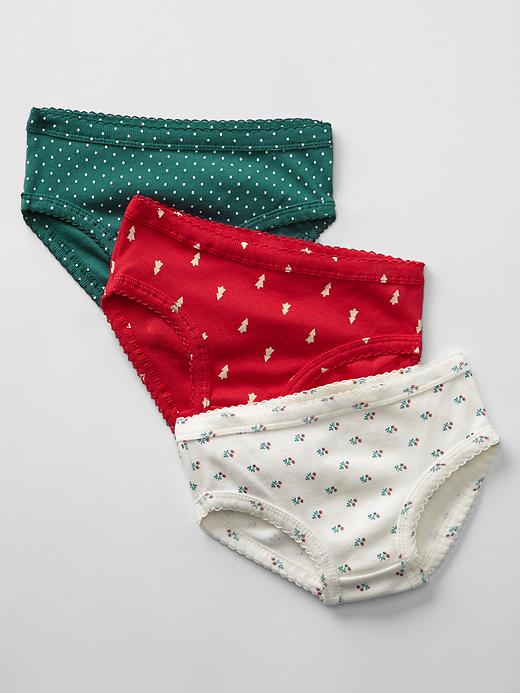 1 of 8 showing, with the color multi of product Christmas underwear (3-pack)