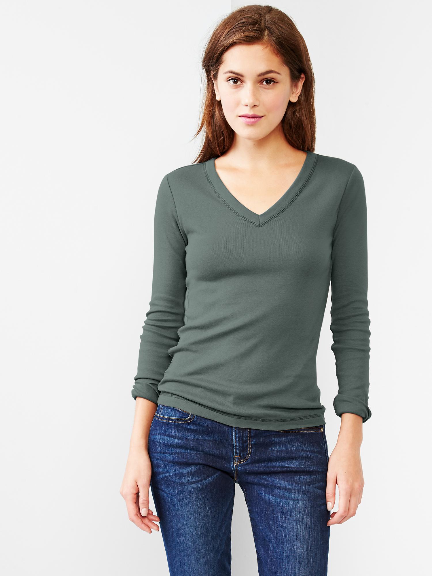 Supersoft V-neck tee | Gap