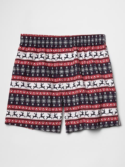 View large product image 1 of 1. Christmas reindeer fair isle boxers