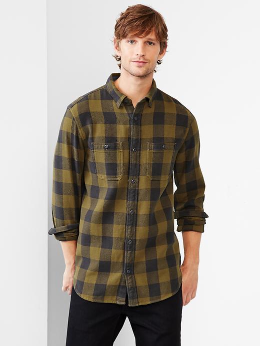 1969 heavyweight buffalo plaid shirt | Gap