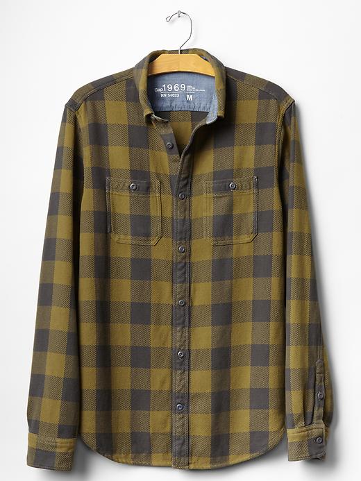 トップス 00s OLD GAP check shirt Green 00s OLD GAP Green Check Short-Sleeve Shirt