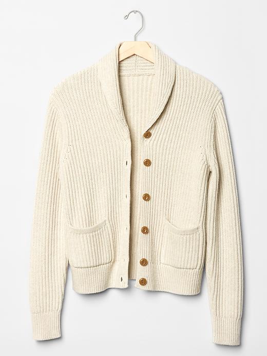 Image number 5 showing, Chunky shawl cardigan
