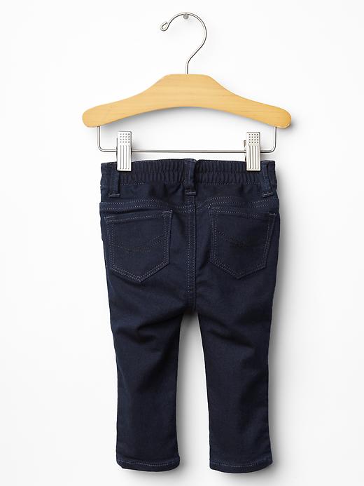 2 of 8 showing, with the color dark indigo of product Legging jeans