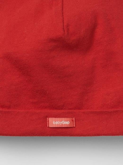 2 of 8 showing, with the color red of product Bear beanie