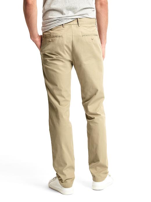 2 of 8 showing, with the color academy of product Classic slim fit khakis