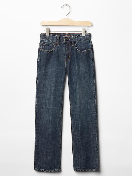 1 of 8 showing, with the color dark stonewash of product 1969 original fit jeans