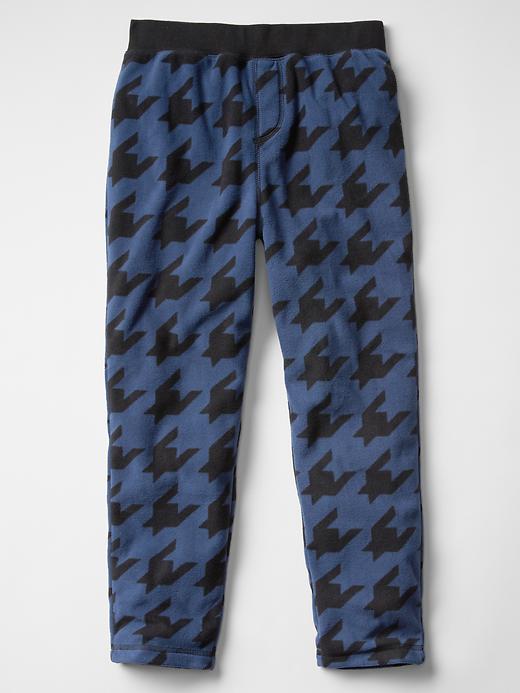 1 of 8 showing, with the color night of product Fleece tapered PJ pants