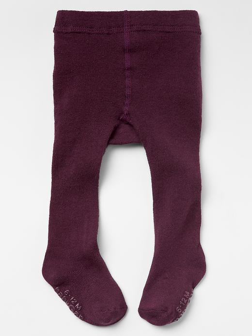1 of 8 showing, with the color kidney bean of product Solid tights