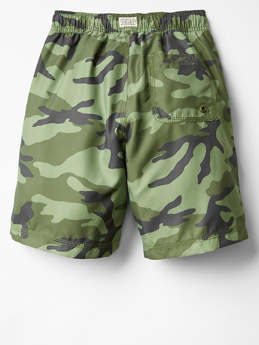 2 of 8 showing, with the color green camo of product Camo board shorts