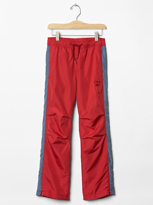 1 of 8 showing, with the color modern red of product Logo track pants