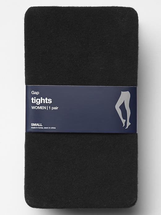 1 of 8 showing, with the color true black of product Sweater tights